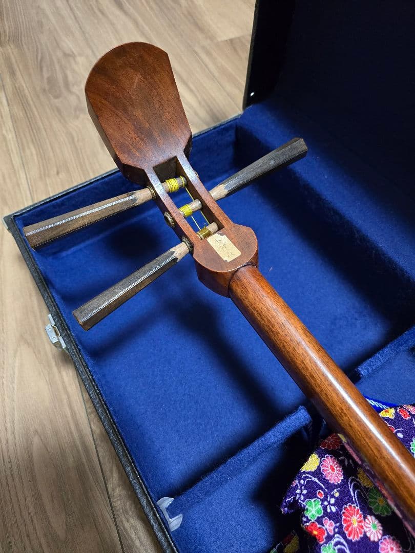 すぐ弾けます！三味線本体 破けなし 細棹三味線 約2.4センチ