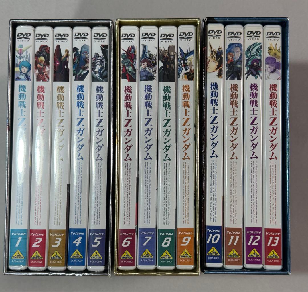 機動戦士Zガンダム DVD 全13巻セット メモリアルボックス版 - メルカリ