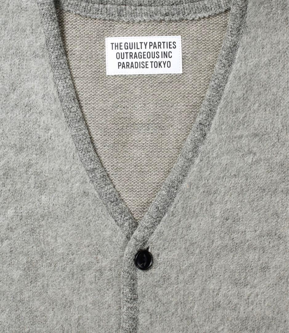 23ss WACKO MARIA 限定モヘアカーディガン 野村訓市 GRAY|mercari