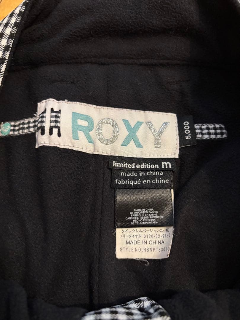 ROXY ロキシー ギンガムチェック スノーボードウェア パンツ M - メルカリ
