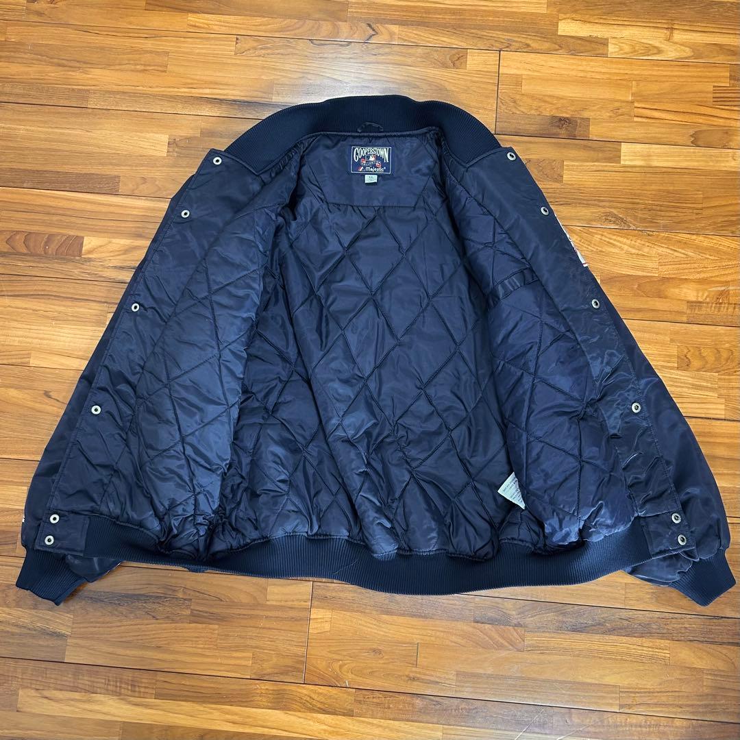 MLBヤンキースナイロンスタジャンビッグロゴ刺繍ワッペンクーパーズ