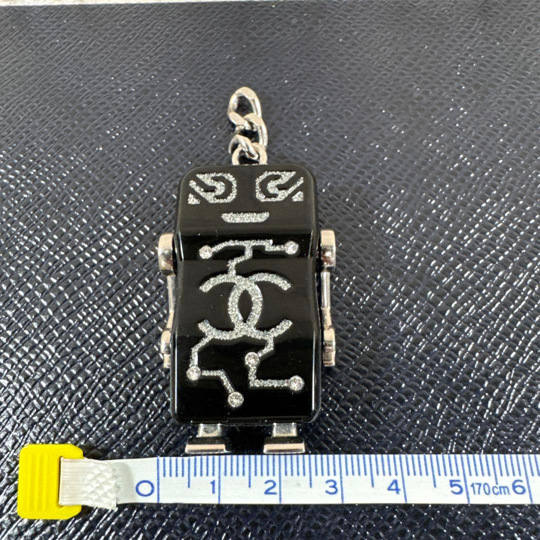 訳あり CHANEL シャネル ロボット キーホルダー キーリング チャーム