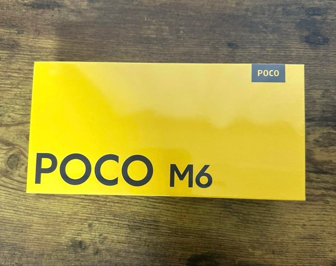 POCO M6（未使用＆未開封・黒色） New and unpacking - メルカリ