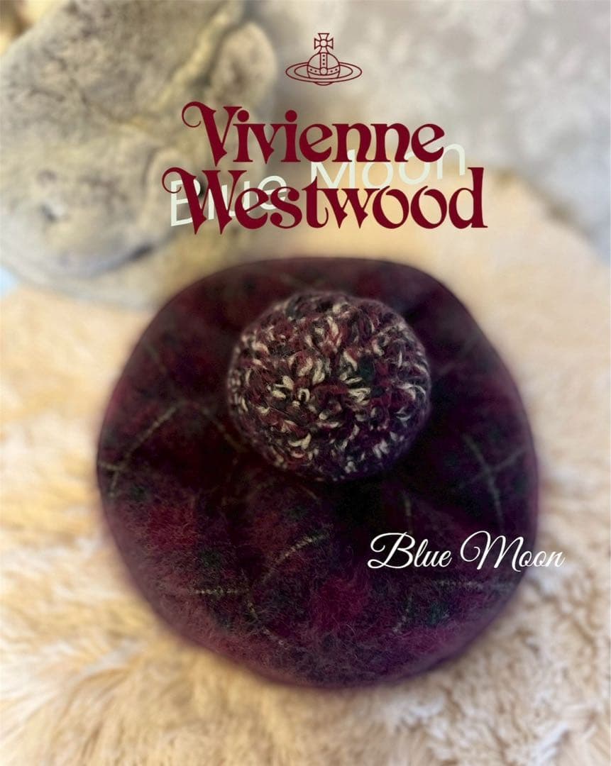 Vivienne Westwood☆オーブ付きアンゴラベレー帽
