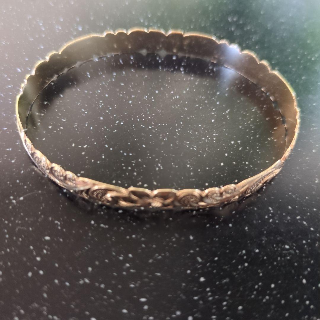 アクセサリー HawaiianJewelry 14k Handmade 14K Gold Traditional Hawaiian Ring (4mm Width Barrel