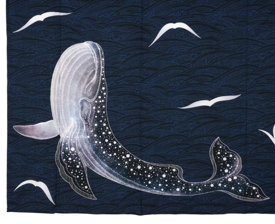 しげこ様専用です〜レア柄☆めずらしい絵羽柄浴衣.紺地波柄 - メルカリ