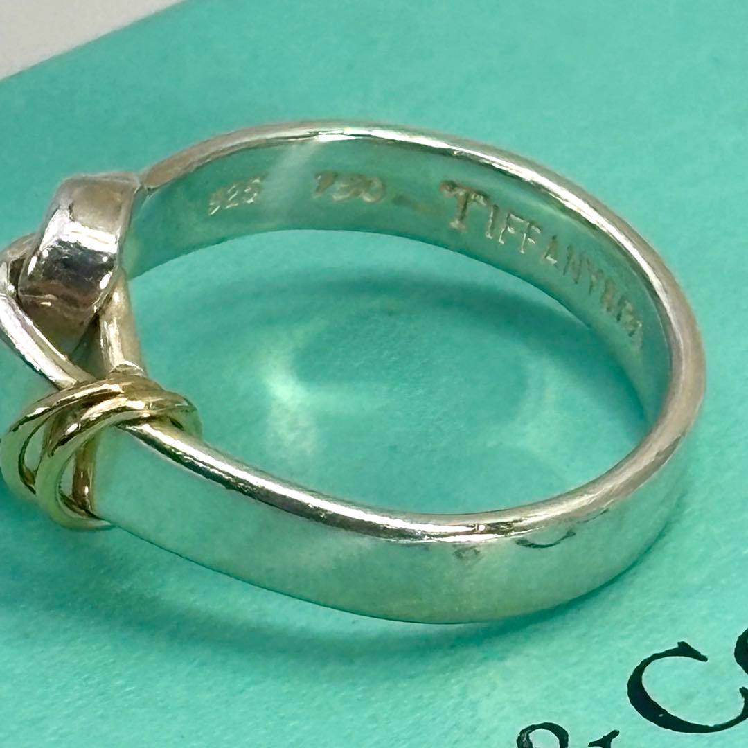 Tiffany & Co. ティファニー K18×SV925 フック&アイ12号 - メルカリ