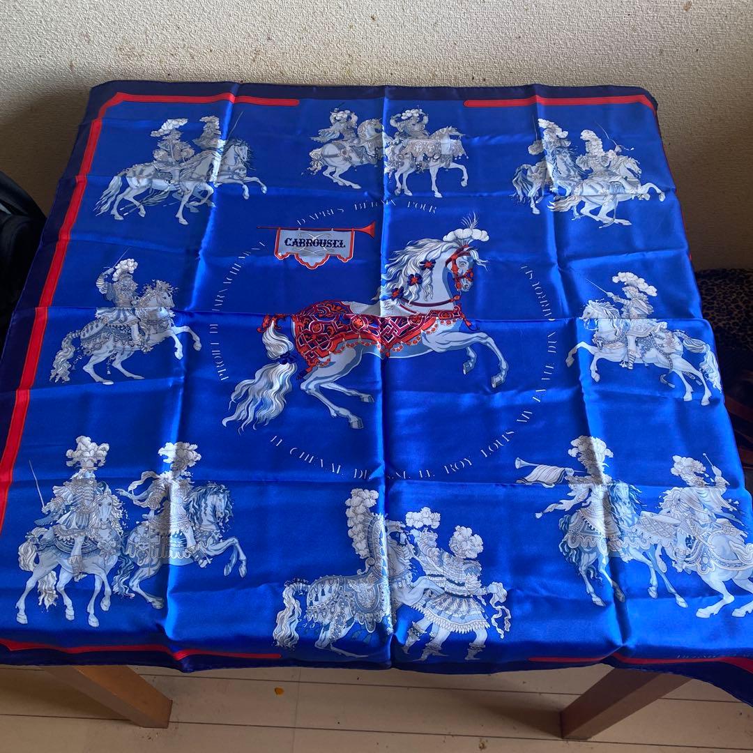 美品】エルメス カレ90 メリーゴーランド - メルカリ