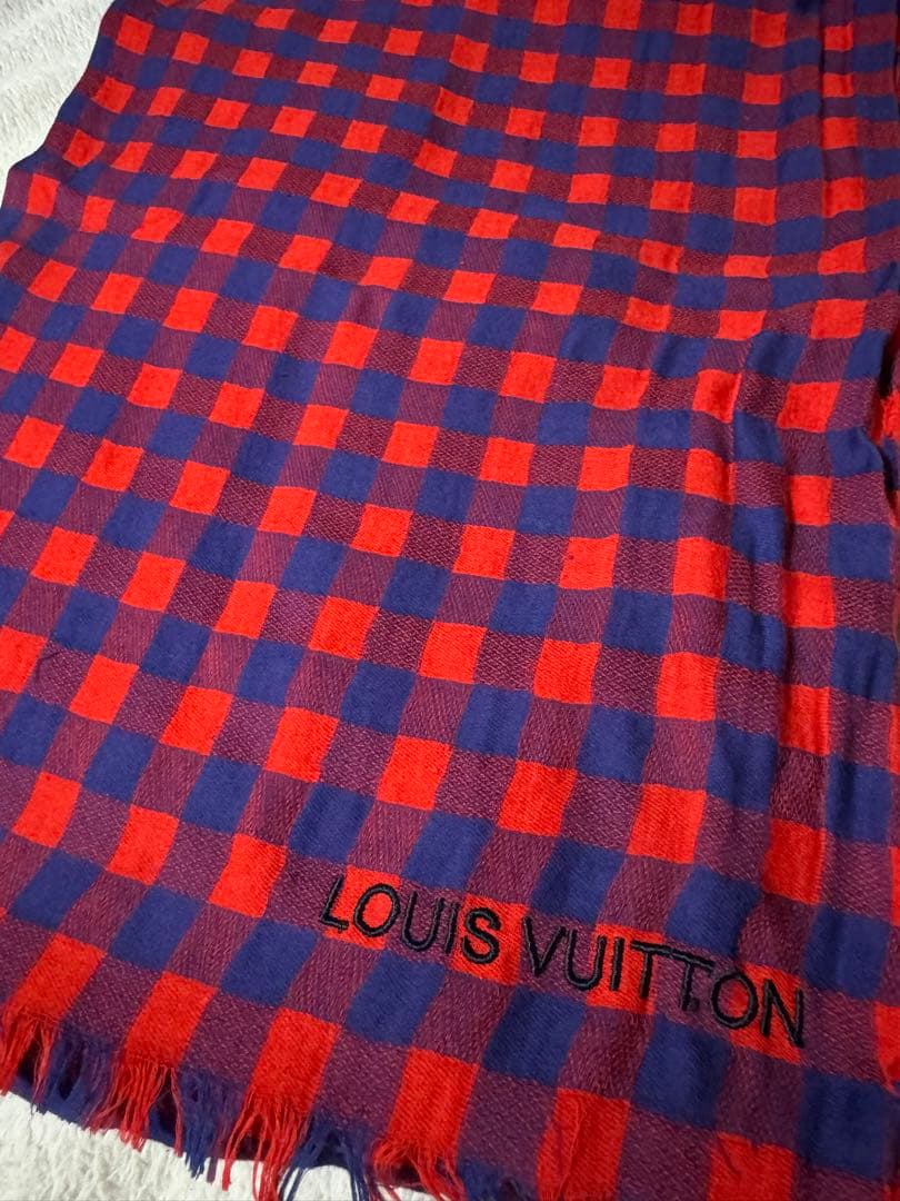 ルイヴィトン LOUIS VUITTON マサイ ストール 美品 - メルカリ