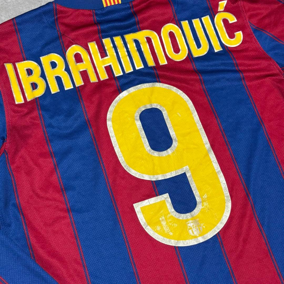 バルセロナ 09/10 #9 イブラヒモビッチ 長袖 ユニフォーム - メルカリ