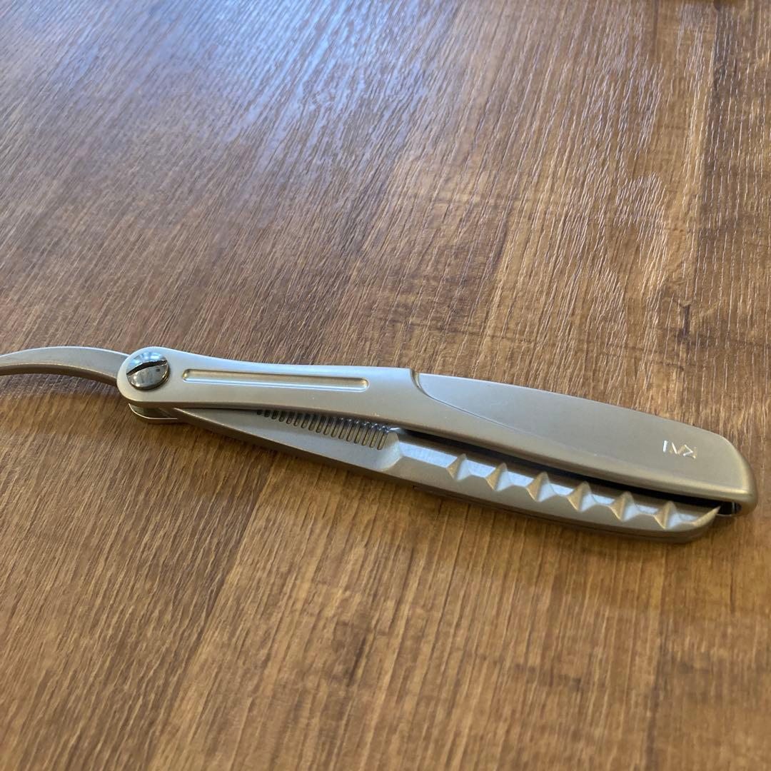 貝印 貝印 エクセリア レザー キャプテンホルダー 廃盤品 希少品 理容