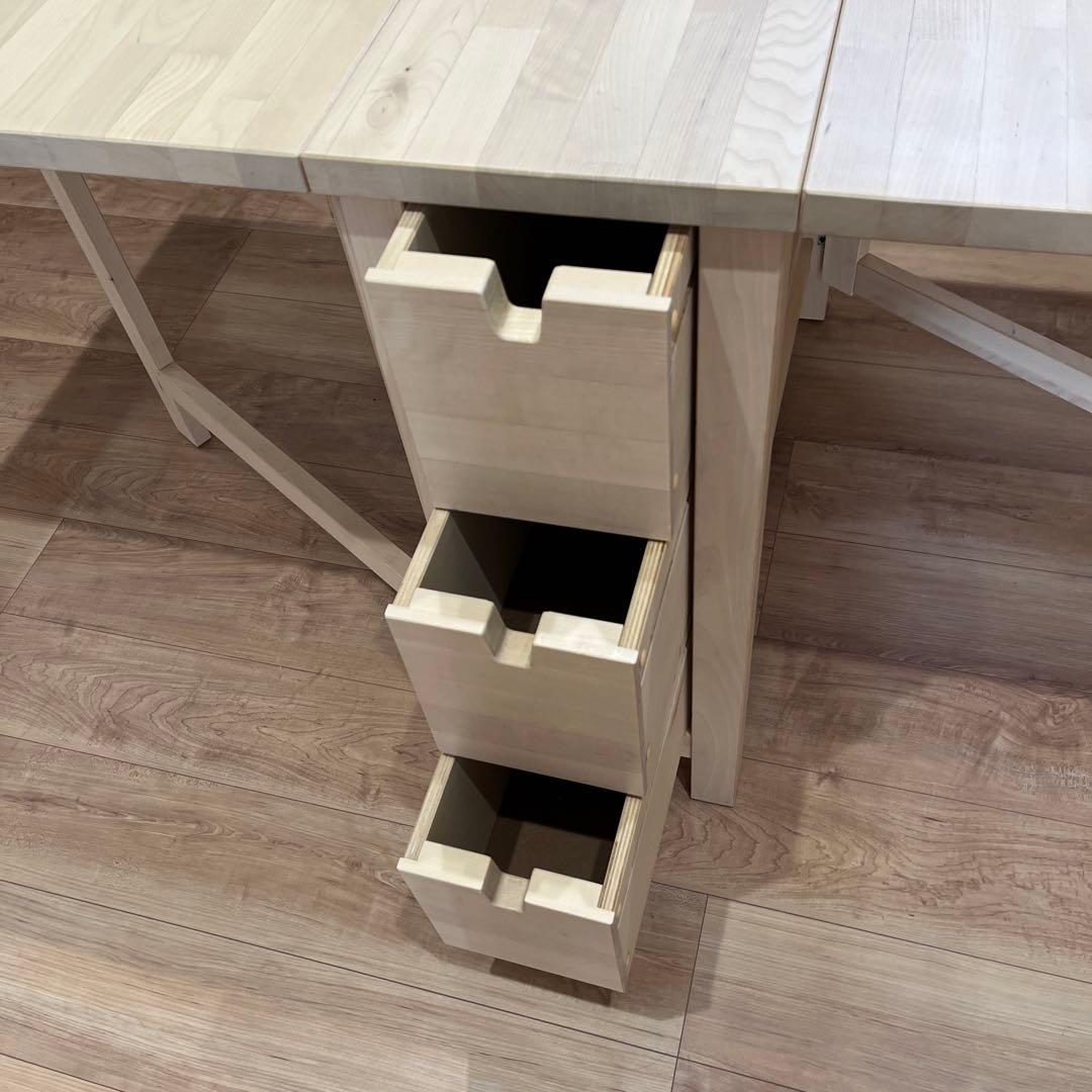 IKEA NORDEN ゲートレッグテーブル L108910307 - ダイニングテーブル