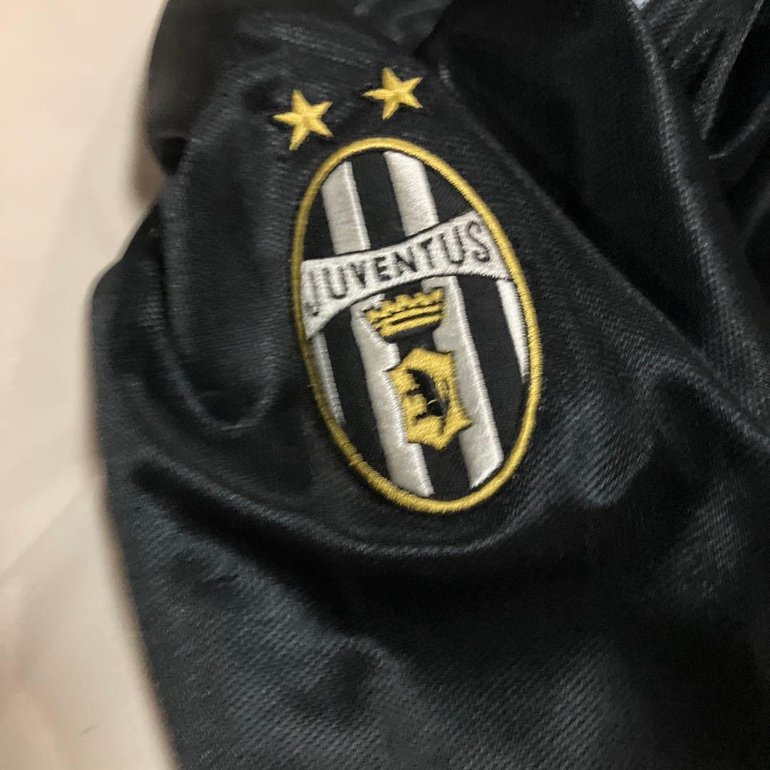 美品 ヴィンテージ 激レア Kappa ユベントスプラシャツ XL 長袖 黒灰