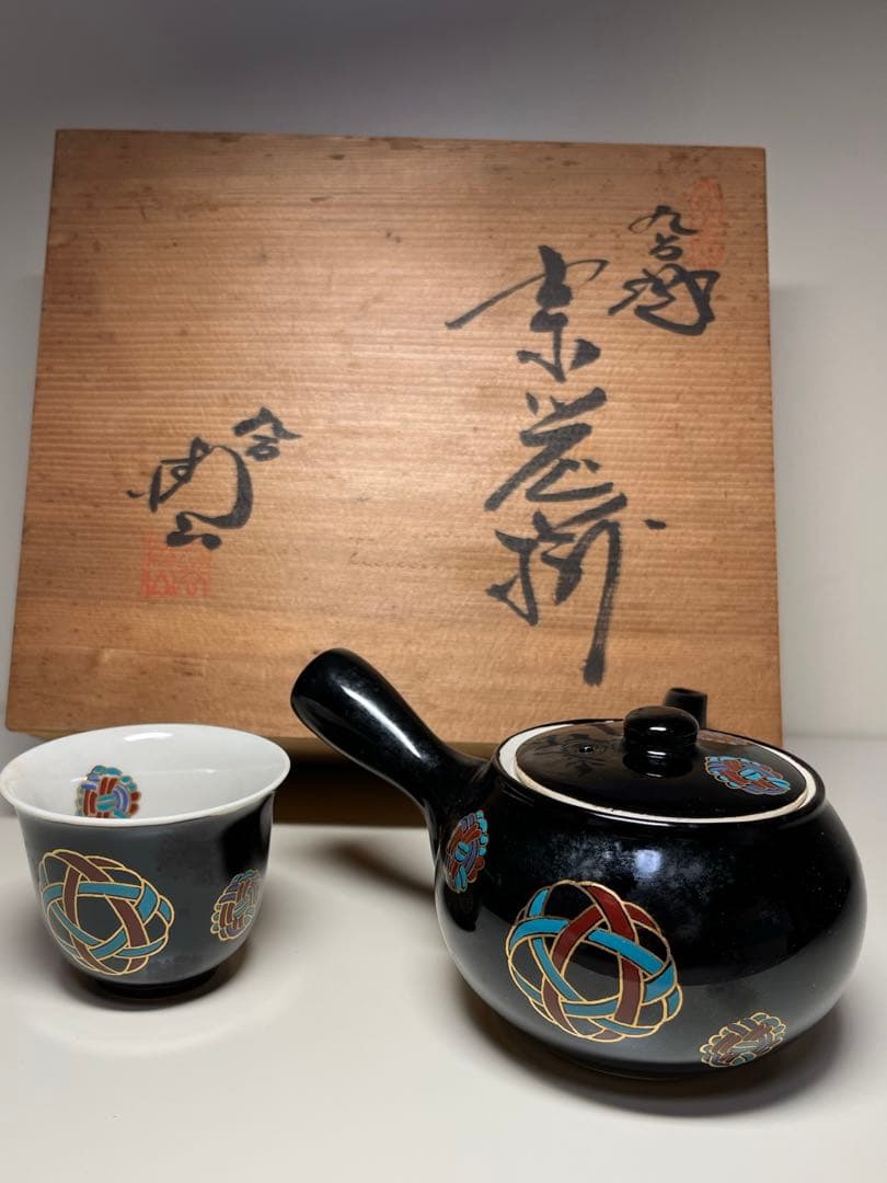 九谷焼　情山窯　茶器セット　急須　湯呑　　　　　　　　　　有田焼　美濃焼　瀬戸焼 九谷焼 情山窯 茶器セット 急須 湯呑 有田焼 美濃焼 瀬戸焼 九谷焼 情山