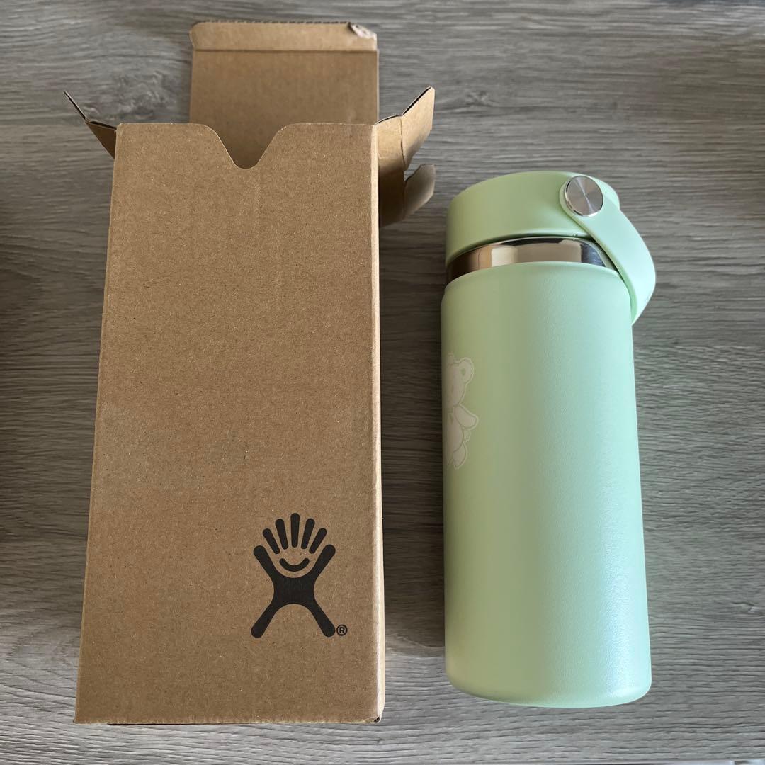 ファミリア ハイドロフラスクステンレスボトル 16oz グリーン コラボ