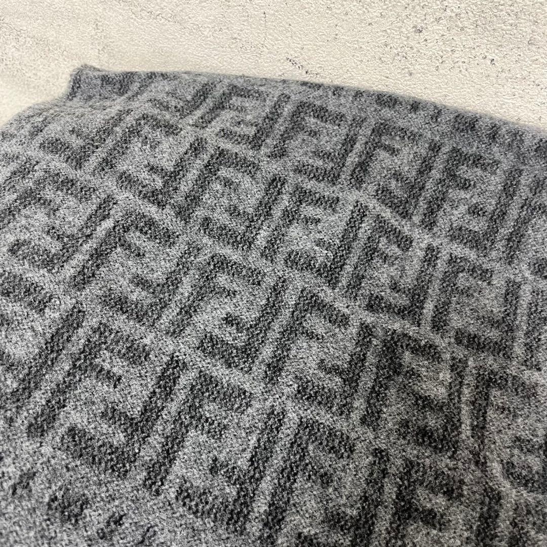 FENDI フェンディ マフラー ストール ズッカ リバーシブ
