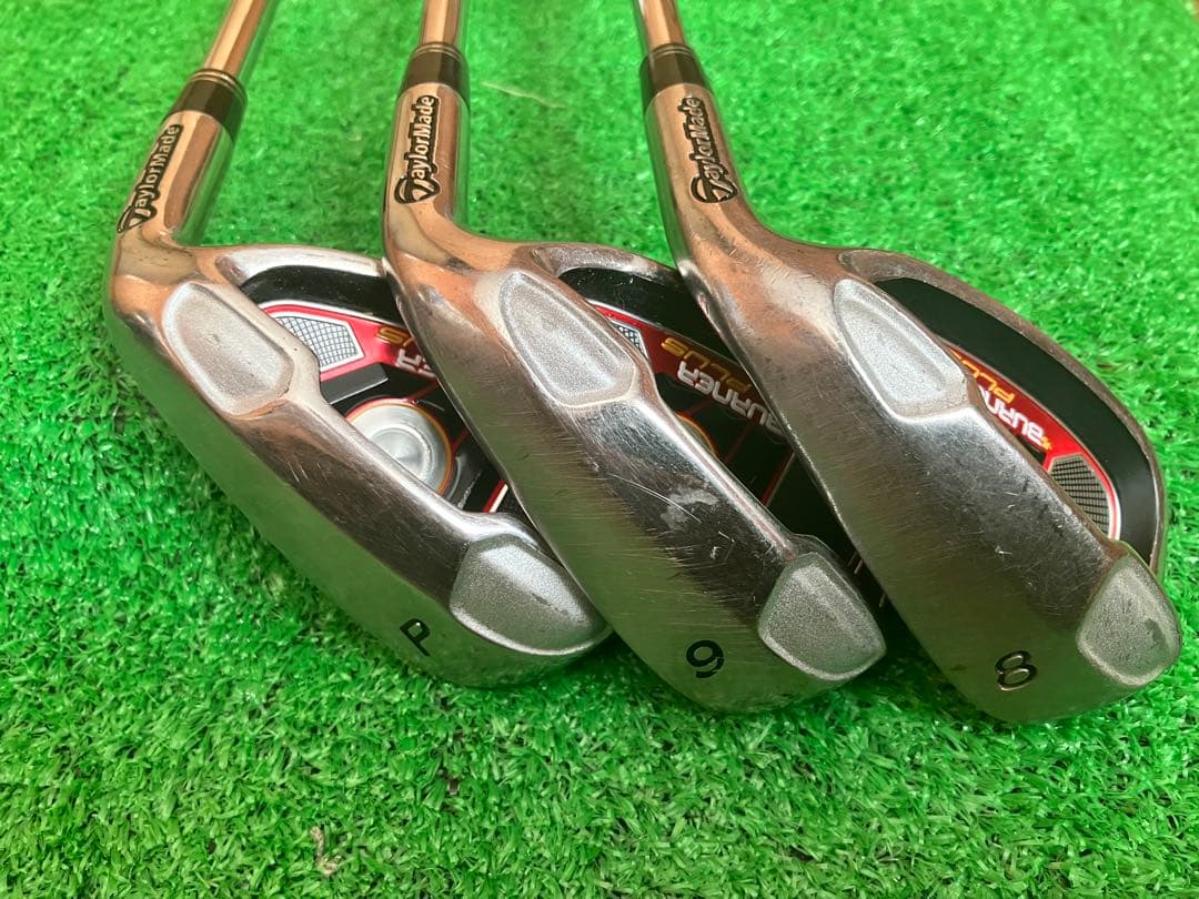 テーラーメイド バーナー プラス P.9.8番 3本セット フレックスS