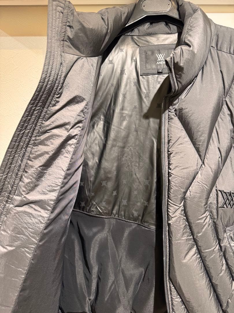 希少モデル! 美USED ANEW GOLF メンズ ダウンベスト グレー - メルカリ