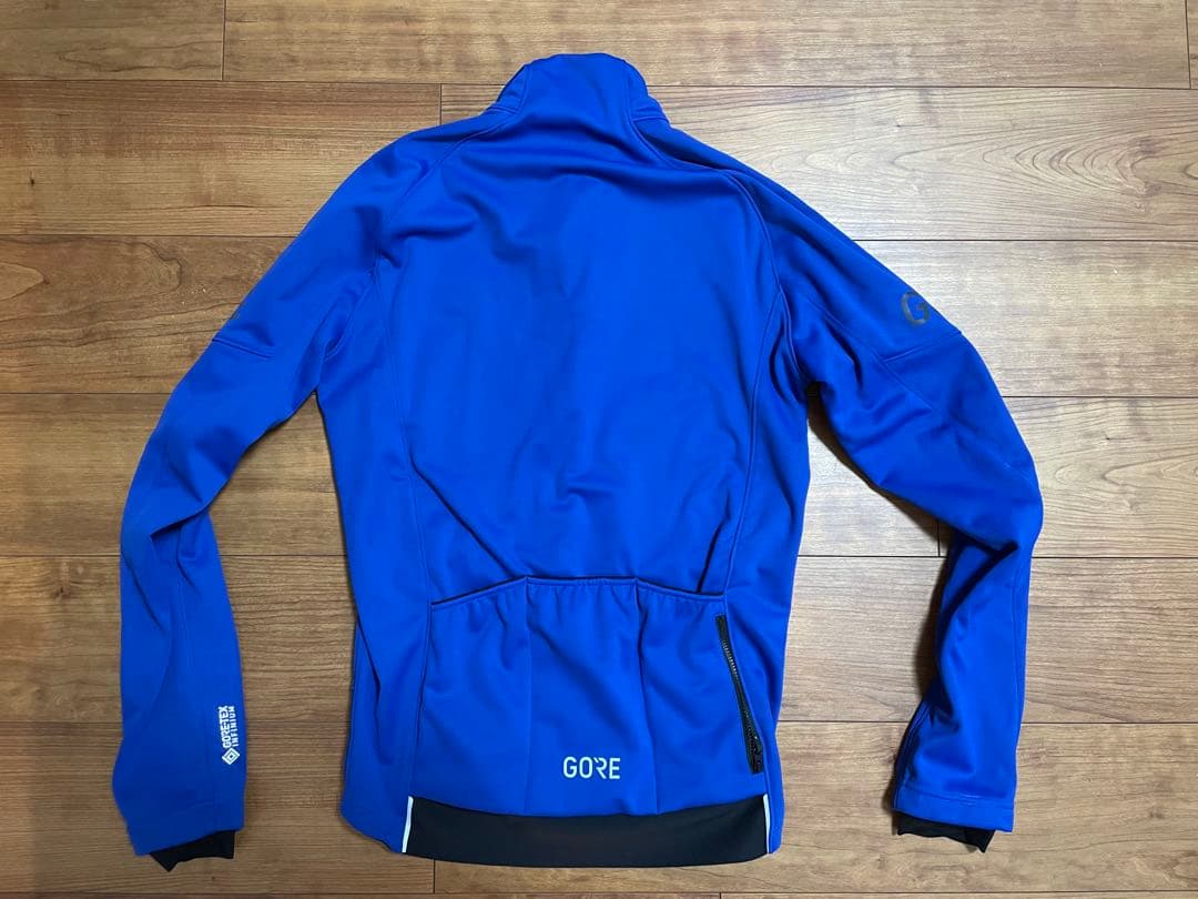 GORE サイクルジャケット GORE-TEX 青 S