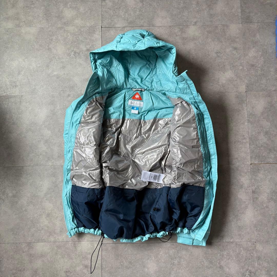 今期大注目❗️】columbia マウンテンパーカー パフダウン 水色 L