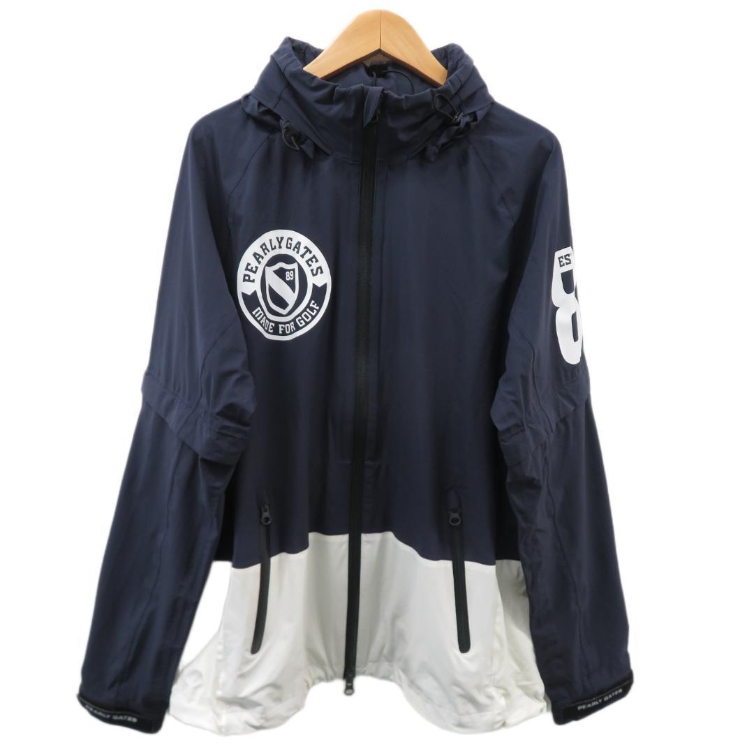 【美品】PEARLY GATES レインウェア サイズ2 [M7442] PEARLY GATES（パーリーゲイツ） レインコート カッパ 「PEARLY GATES