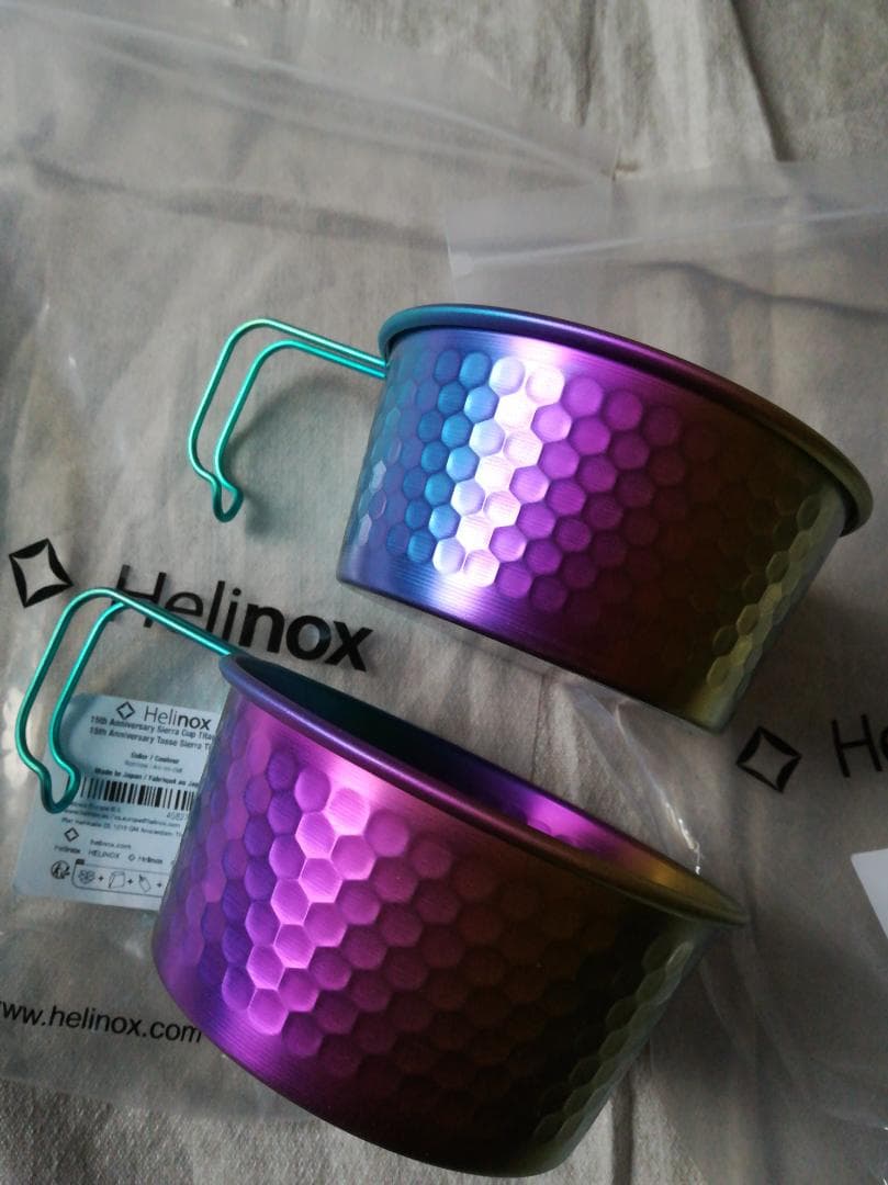 Helinox シェラカップ 2個セット 15周年マルチカラーの通販はau PAY