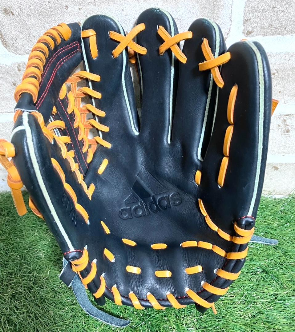 24時間以内/早い者勝ち】美品 アディダス 一般軟式用 右投げ オール
