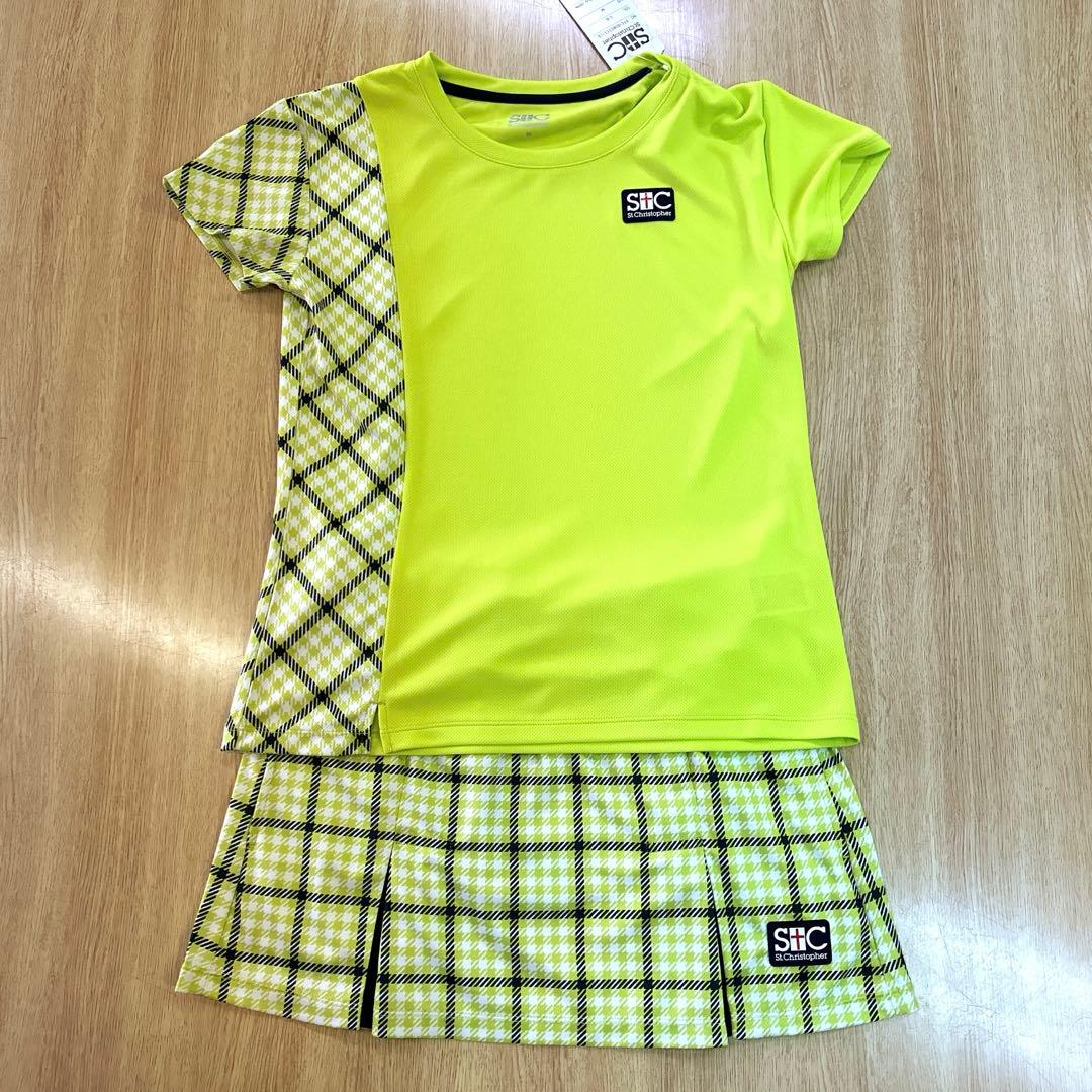 セントクリストファー レディーステニスウエア ゲームシャツスコートセットアップM St.Christopher（セントクリストファー） テニスウェア『レディース