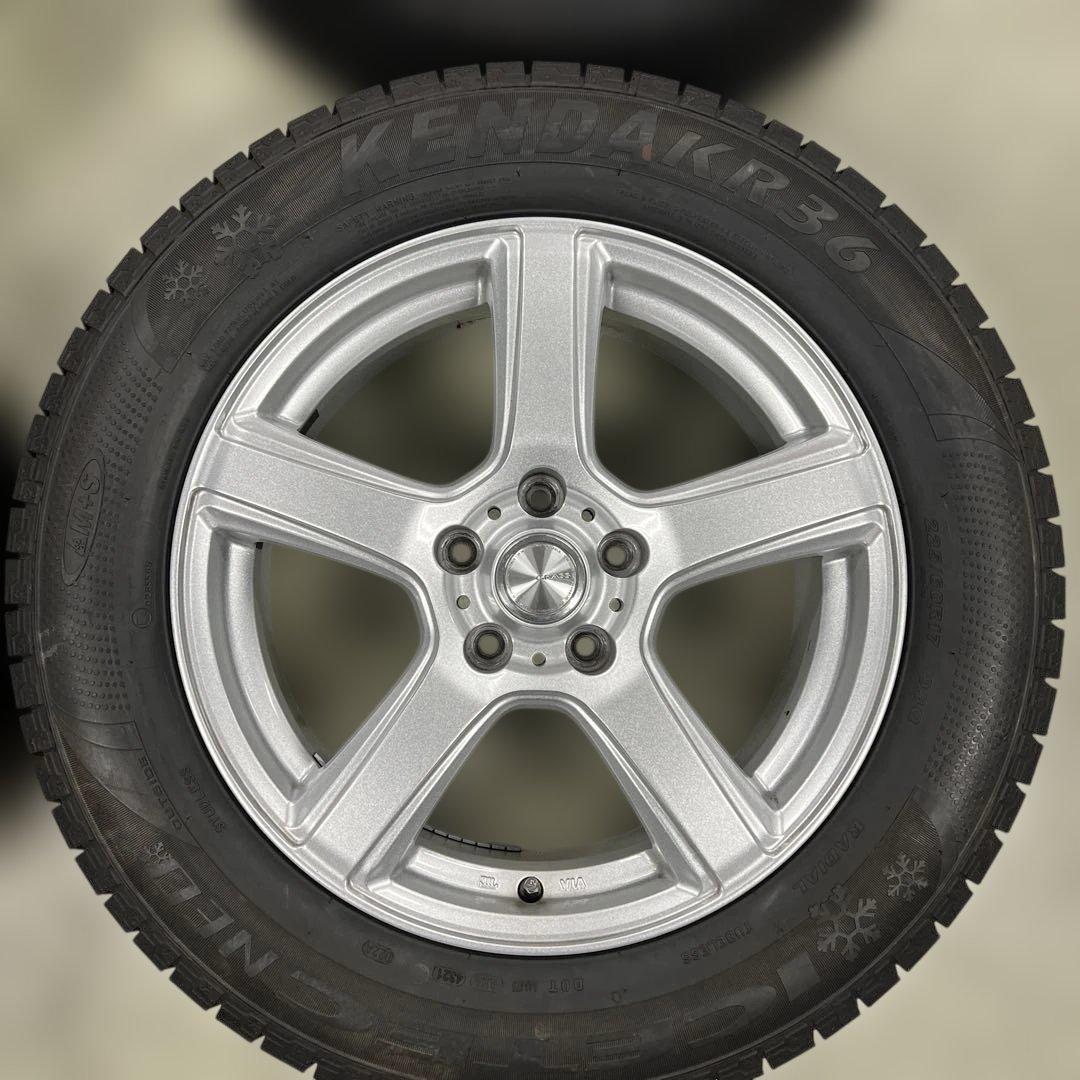 225/60R17 スタッドレス　ホイール　4本有り　バリ山　送料込み　② Amazon | 225/60R17 スタッドレスタイヤ&ホイール4本セット クロス