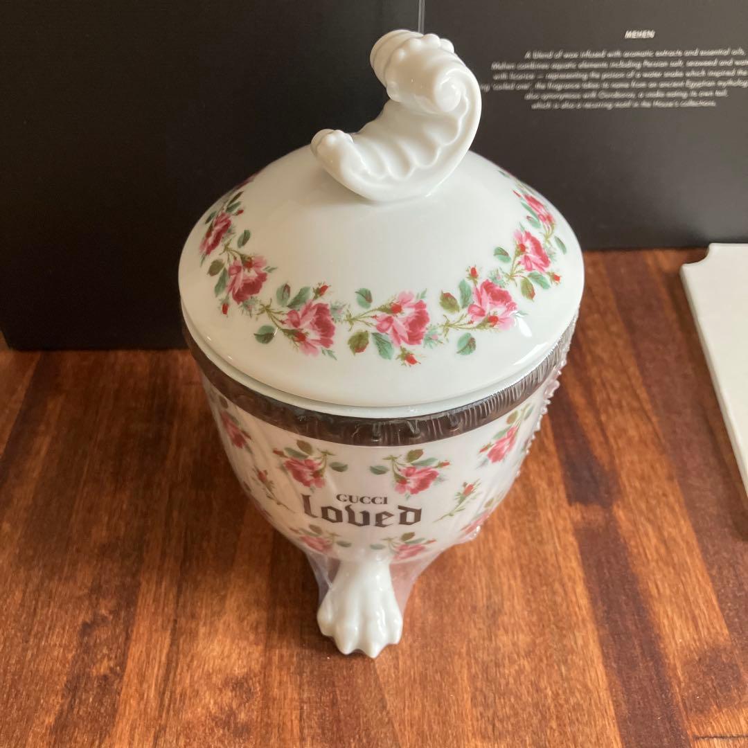 未使用】GUCCI 花柄キャンドルホルダーの通販はau PAY マーケット