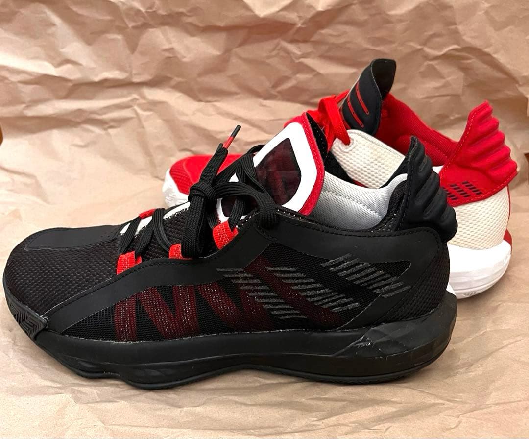 アディダス デイム6 GCA 赤黒デイミアンリラード adidas DAME6 - メルカリ