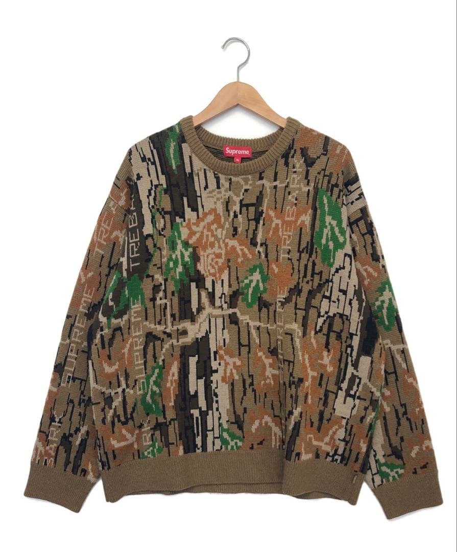 Supreme カモフラージュ クルーネックセーター Supreme（シュプリーム） 15AW Box Logo Crewneck カモフラージュ 迷彩