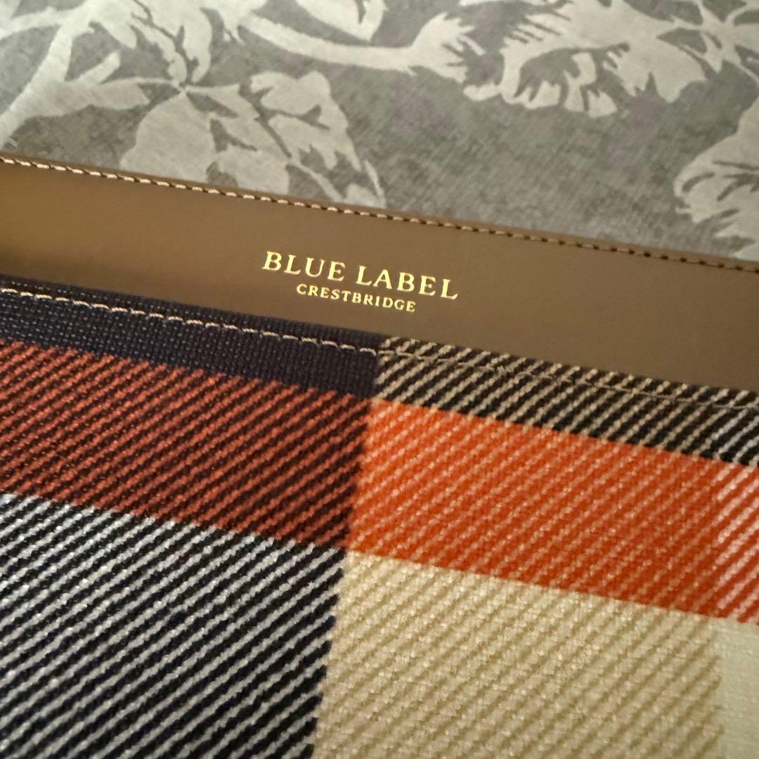 新品 BLUE LABEL ブルーレーベル クレストブリッジ 長財布 ブラウン
