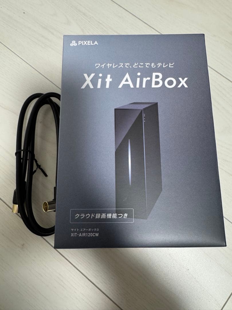 PIXELA Xit AirBox クラウド録画機能付き F型コネクタセット - メルカリ