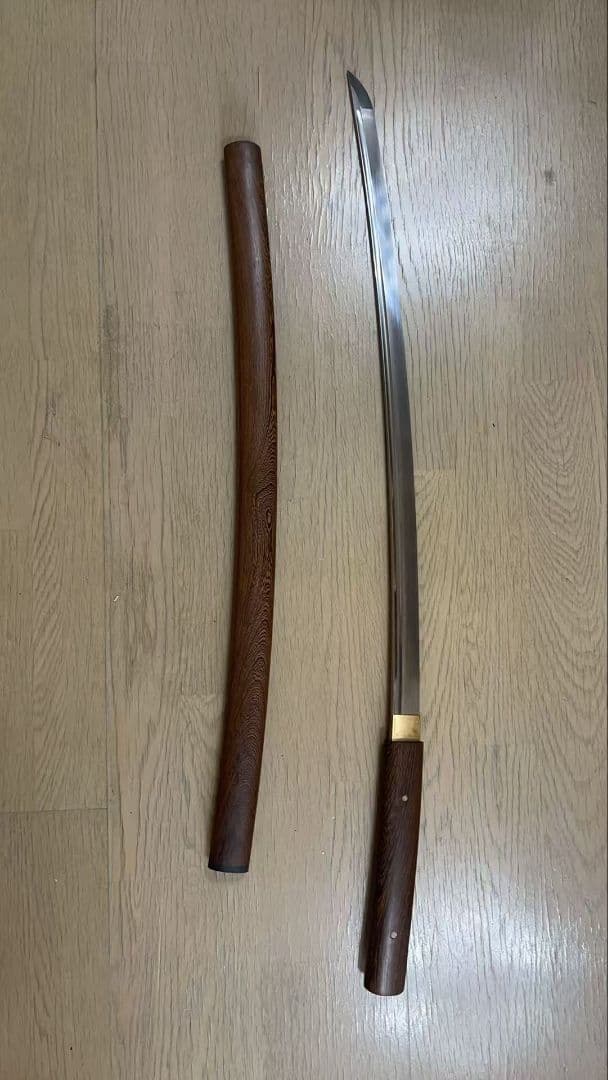花梨木鞘居合刀 模造刀 1095 鋼日本刀 居合練習 kyoto-sakura.com