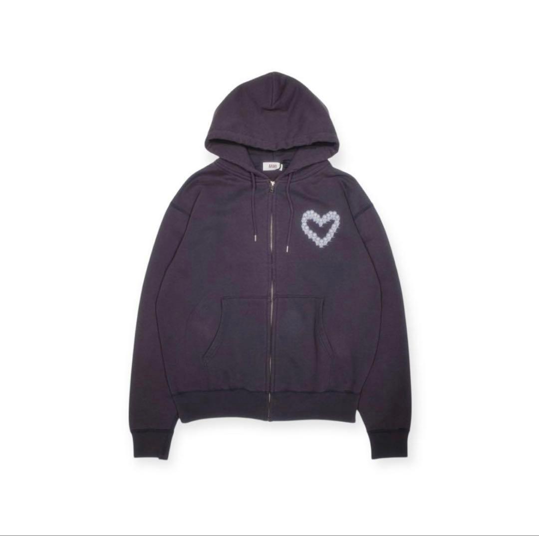 ARAKI ジップパーカー パープル - メルカリ