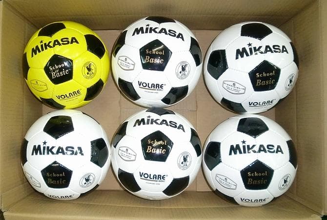 ミカサ検定５号球【SVC502SBC】６個セット。ネーム入 MIKASA（ミカサ） スクールベーシック 検定球 5号球 サッカーボール