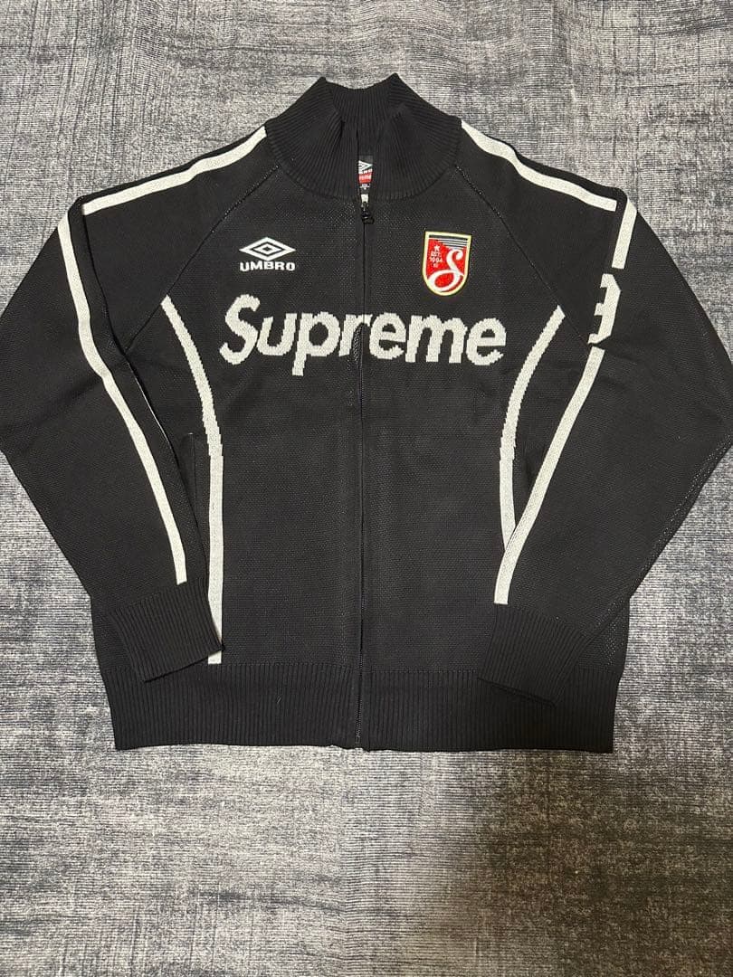 トップス Supreme x Umbro Zip Up Sweater \"Black\"