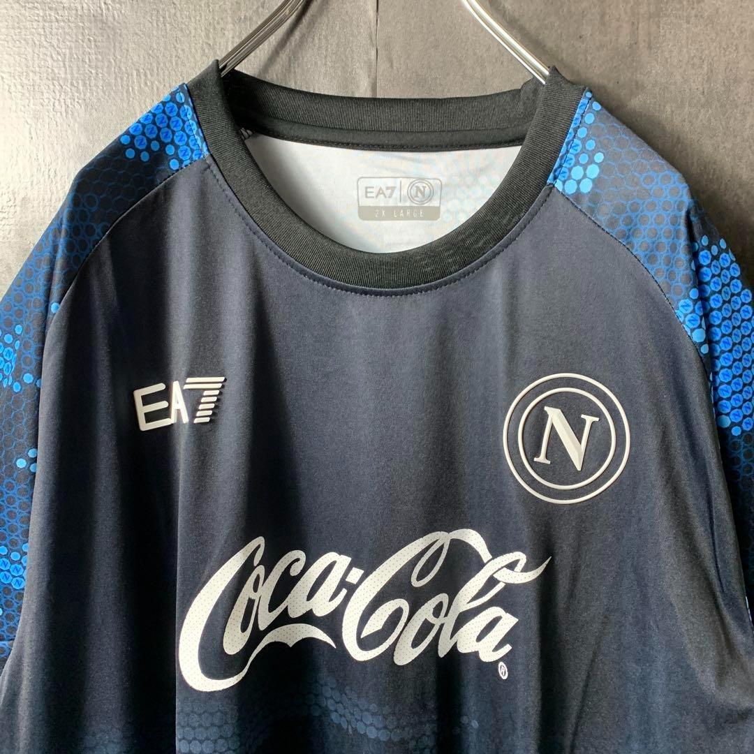 EA7 ナポリ 迷彩柄 シャツ コカ・コーラ ユニフォーム
