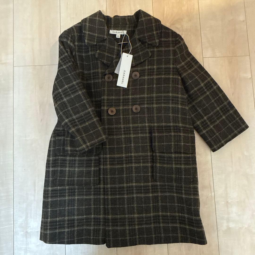 caramel コート　6y misha soor CARAMEL ベルベットコーデュロイコート OTTI オッティ パリやイタリア