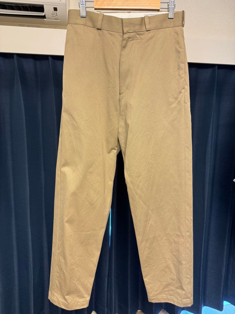 YAECA チノパン ワイドテーパード YAECA チノパン ワイドテーパード KHAKI 〔レディース〕 YAECA通販