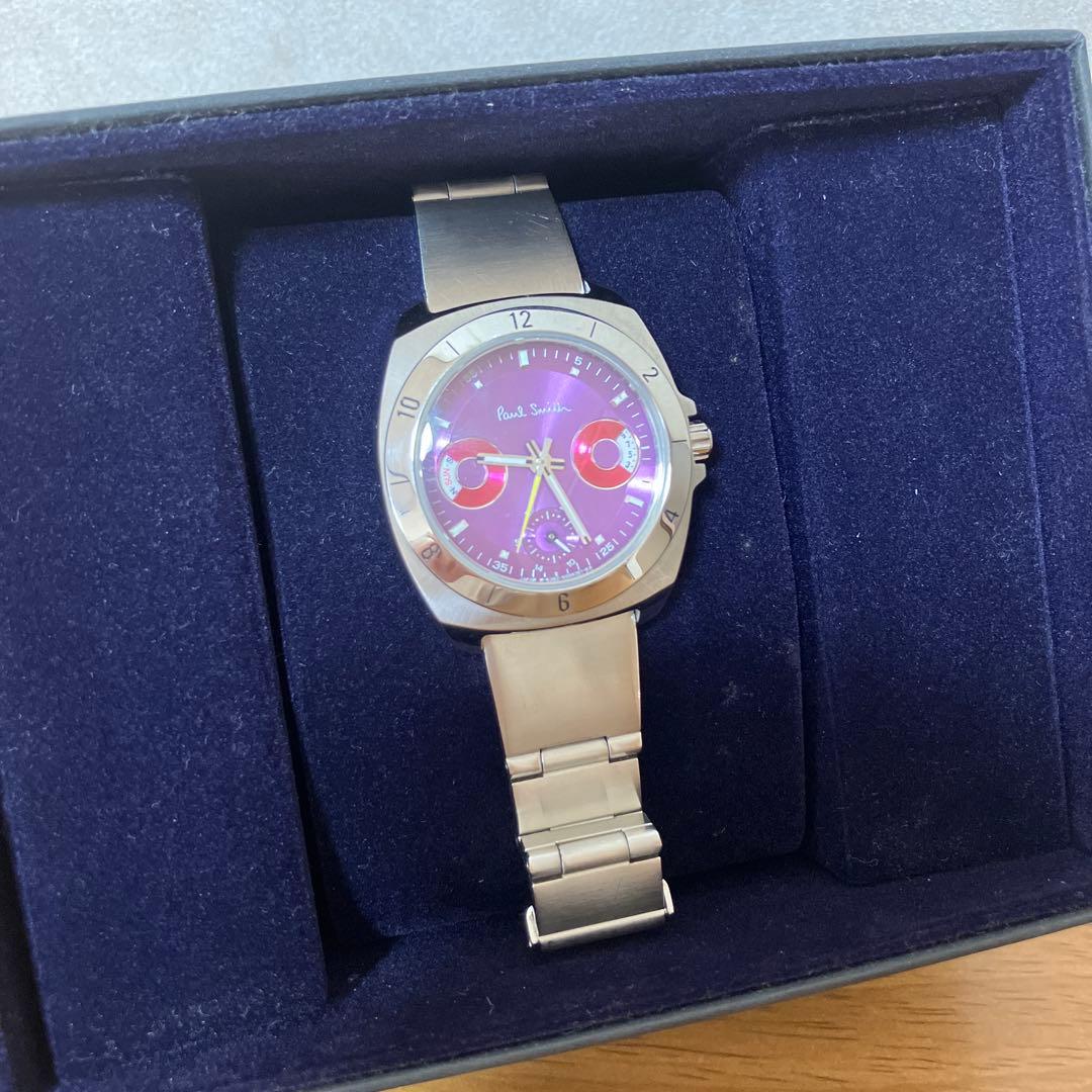 Paul Smith ポールスミス ファイナルアイズ 腕時計 クロノグラフ 紫 Paul Smith - Paul Smith ポールスミス メンズ腕時計 ファイナルアイズ