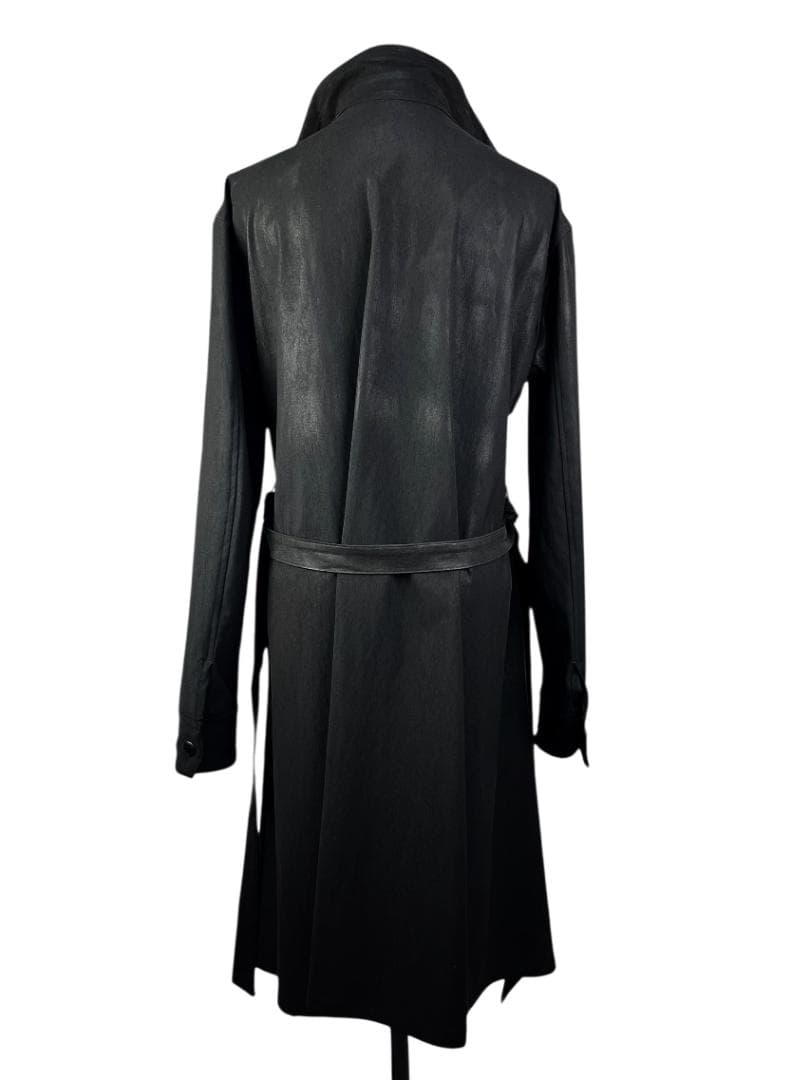 kiryuyrik 23AW コーティングジップフレアロングシャツ M 極美品
