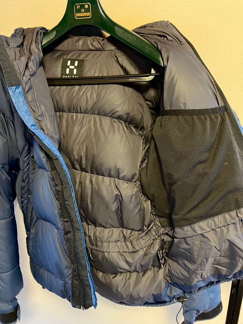 ホグロフス ビンテージビレイパーカ グースダウン Mサイズ ネイビー