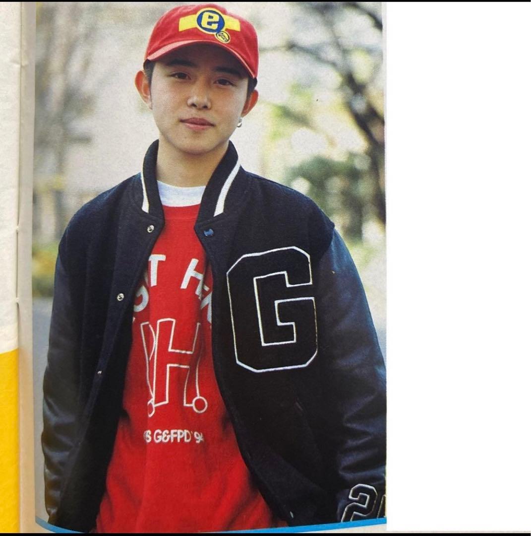 GOODENOUGH グッドイナフ 1stファーストスタジャン 復刻 黒×白 L