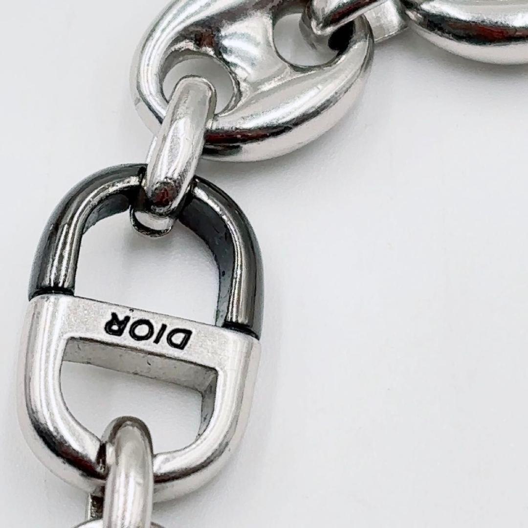 Dior 8 チェーンリンク ブレスレット クリスチャンディオール シルバー