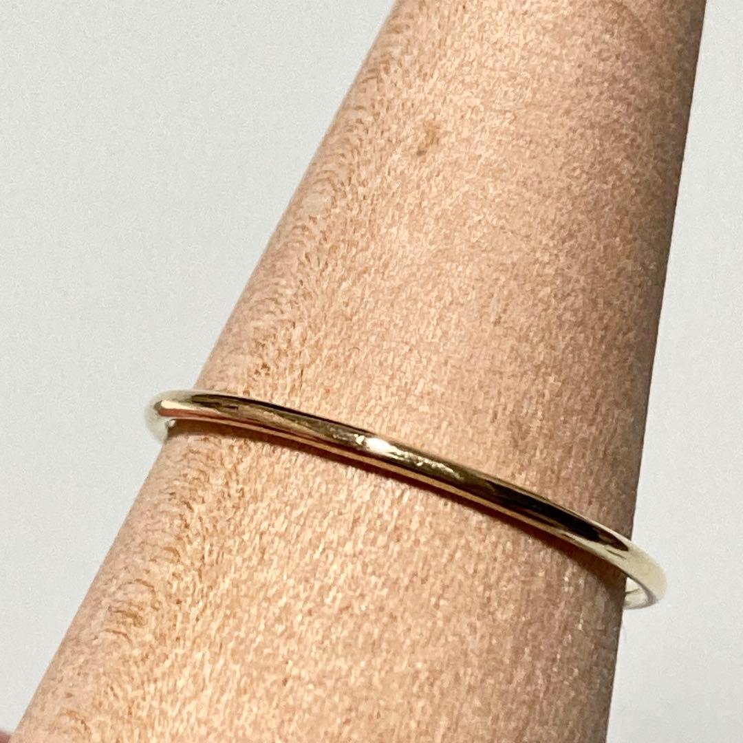 grâce grace】K10 スキニーリング 11号｜華奢 重ね付け◎ 上品 【grâce