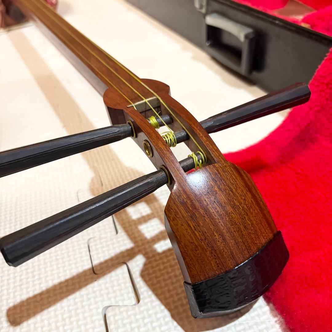 三味線 中棹 セット ハードケース付き 民謡