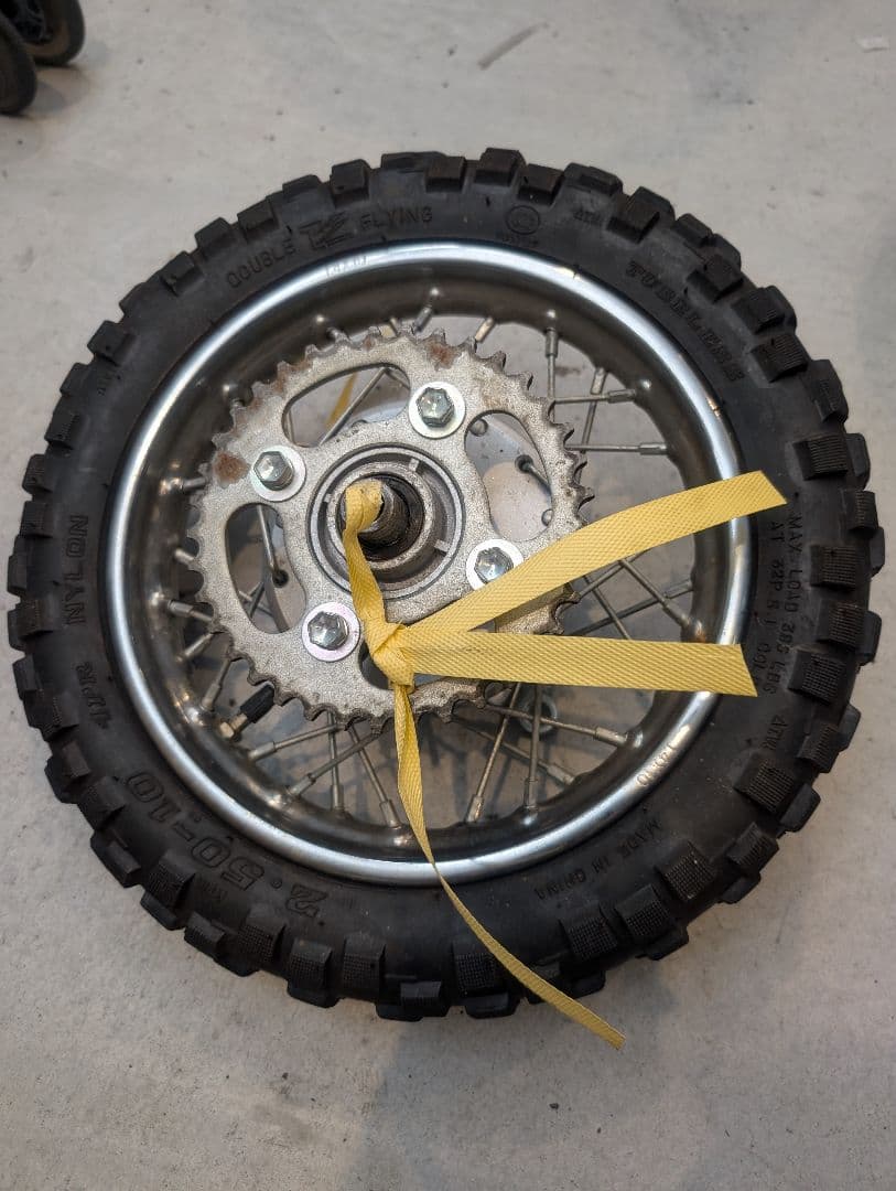 モンキー ゴリラ用コンバージョンキット付 CRF50純正ホイール前後