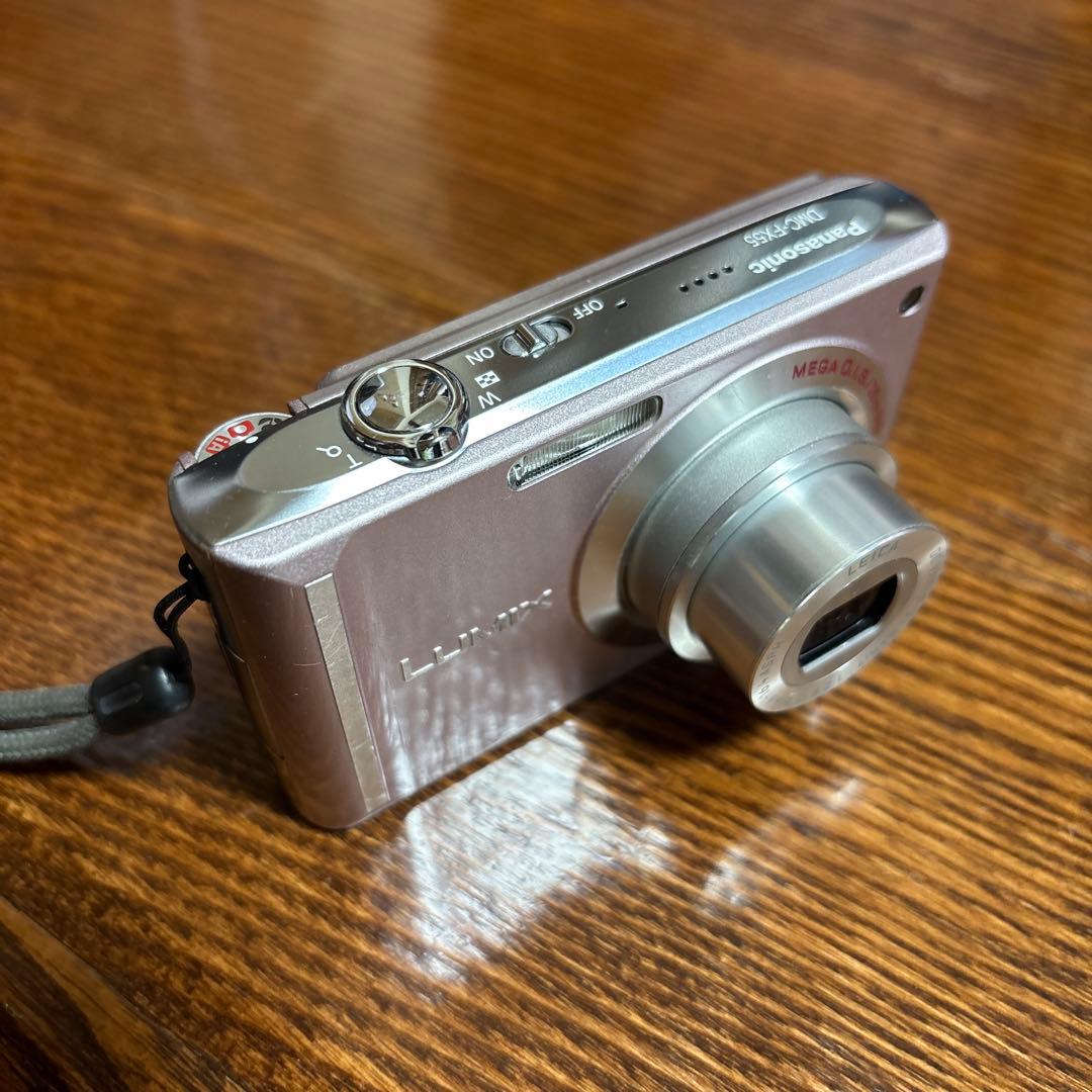 パナソニック ルミックス DMC-FX55 ピンク 取扱説明書あり Panasonic